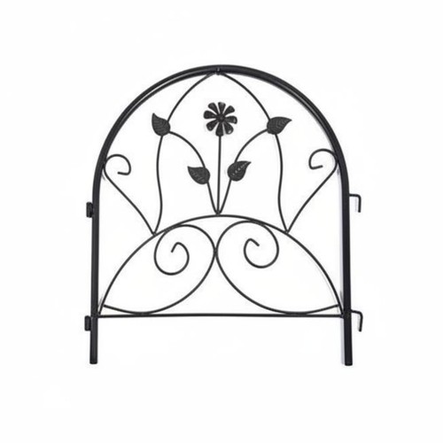 Wrought iron fence panel - iron,