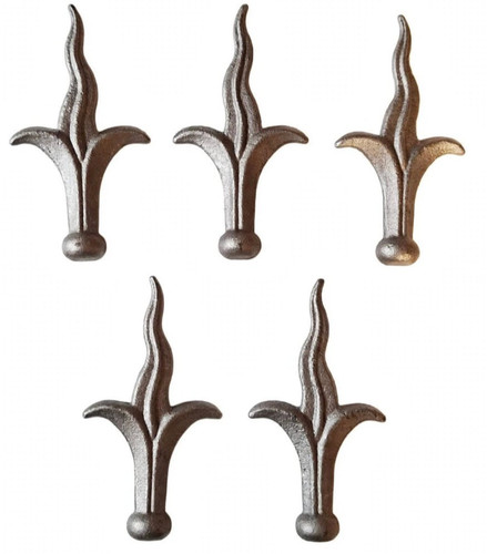 Weldable flame rail heads - weldable,