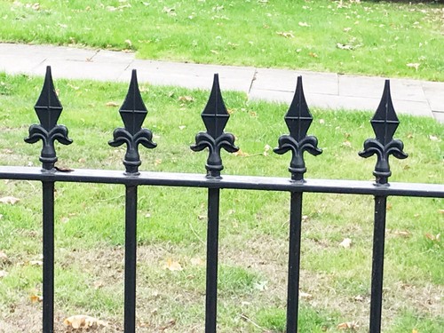 Metal fencing low wall steel - wall,