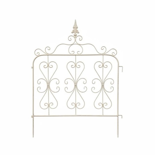 Wrought iron garden fence - iron,