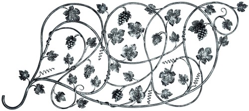 Wrought iron ornament - wrought,