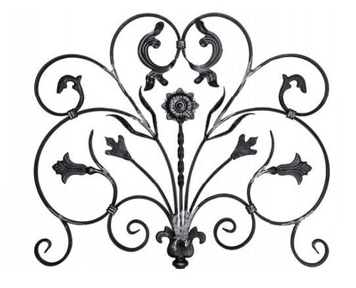 Wrought iron ornament - iron,