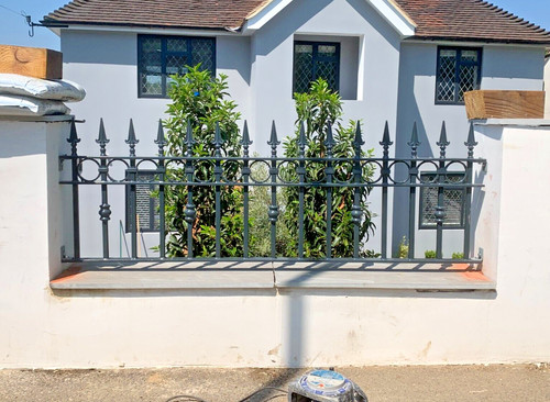 Wrought iron metal fencing - iron,