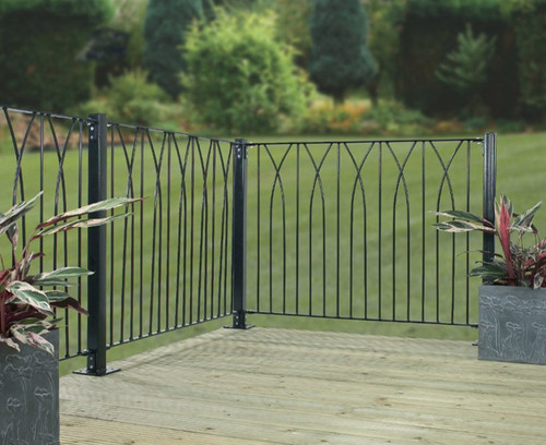Flat top wrought iron style - wrought,