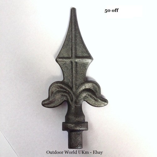 Wrought iron tops spikes - wrought,